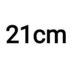 21 cm