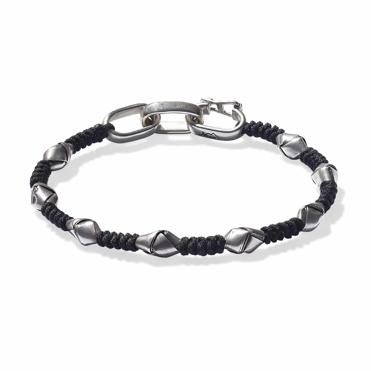 black braided bracelet