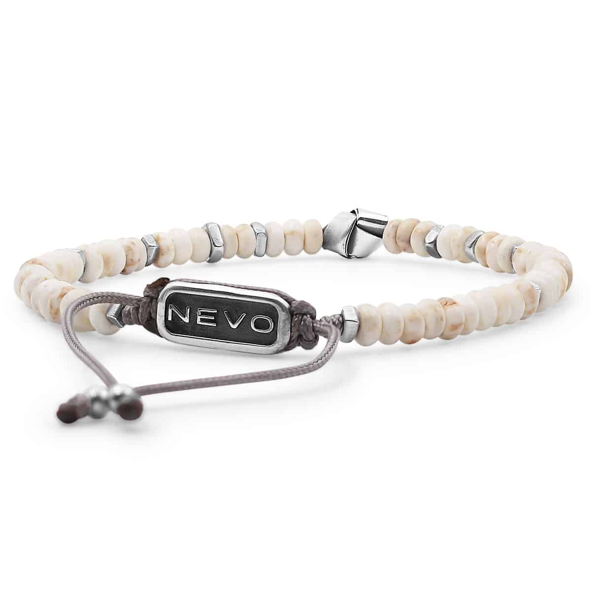 צמיד אבני הולייט, howlite gems bracelet
