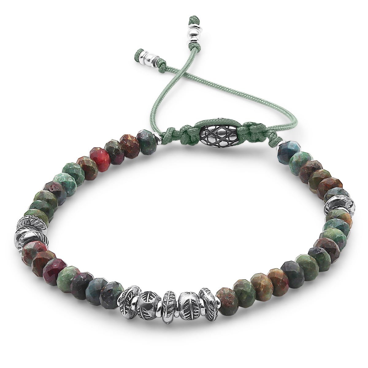 Tropical, Tropical bracelet, forest colors bracelet, beaded gems bracelet